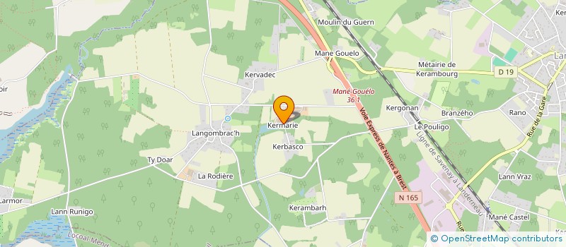 localisation de l'entreprise MONSIEUR JEAN FORMAL à LANDAUL