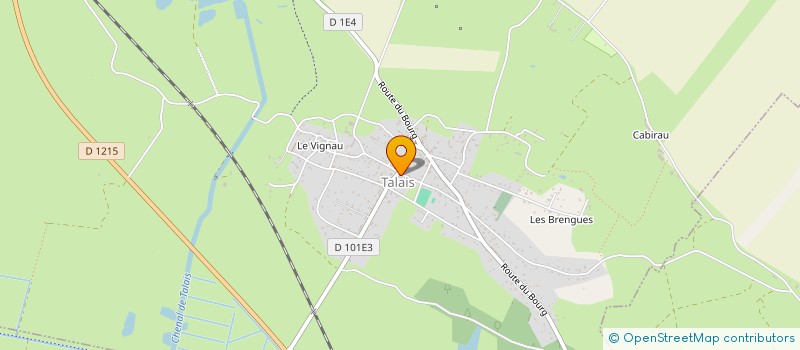 localisation de l'entreprise MONSIEUR JEAN FORNAZIN  TALAIS