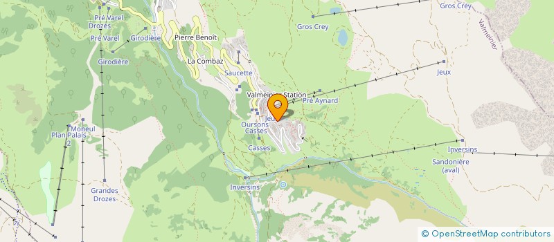 localisation de l'entreprise MONSIEUR JEAN FORNEZZO  VALMEINIER