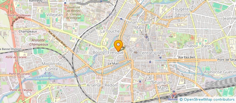 localisation de l'entreprise MONSIEUR JEAN FORT à RENNES
