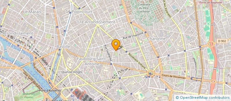 localisation de l'entreprise MONSIEUR JEAN FORT  PARIS