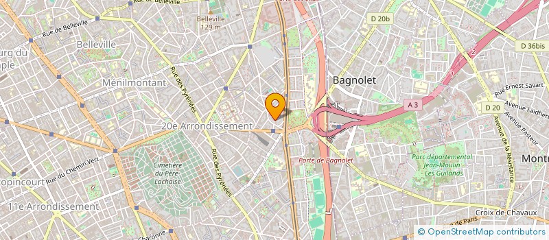 localisation de l'entreprise MONSIEUR JEAN FORTE  PARIS