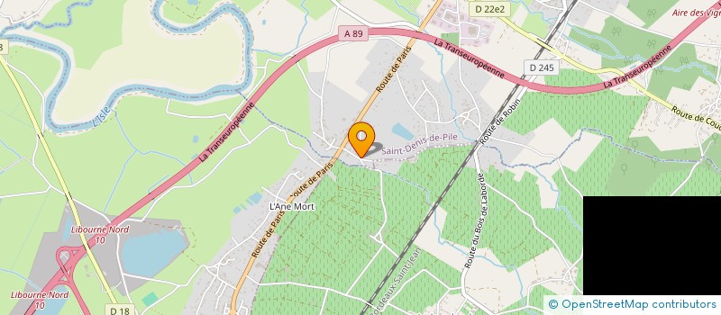 localisation de l'entreprise MONSIEUR JEAN FORTIN  SAINT-DENIS-DE-PILE