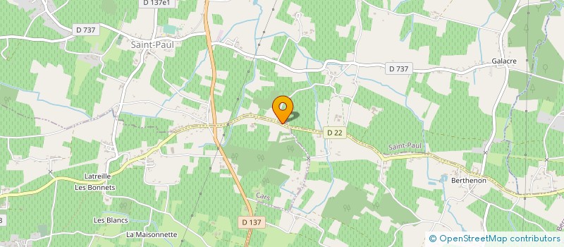 localisation de l'entreprise MONSIEUR JEAN FORTIN  ST-PAUL