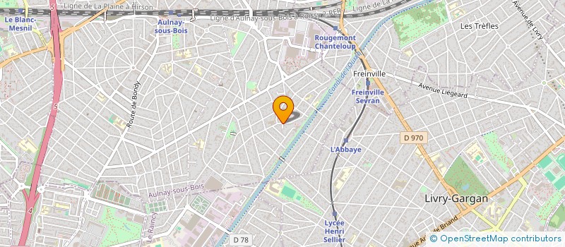 localisation de l'entreprise MONSIEUR JEAN FORTIN  AULNAY-SOUS-BOIS