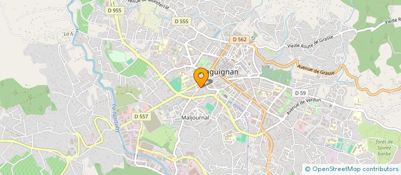 localisation de l'entreprise MONSIEUR JEAN FORTORE  DRAGUIGNAN