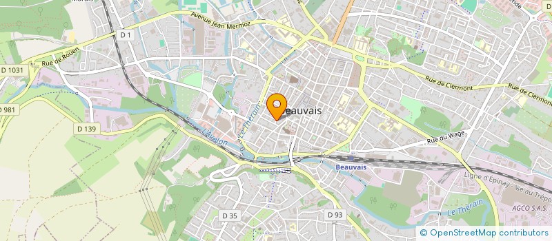 localisation de l'entreprise MONSIEUR JEAN FOUACHE  GOINCOURT