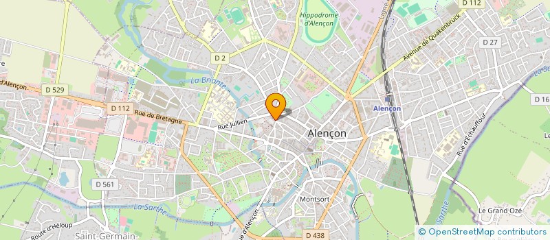 localisation de l'entreprise MONSIEUR JEAN FOUBET à ALENCON