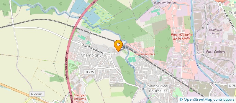 localisation de l'entreprise MONSIEUR JEAN FOUCARD  CHAMPIGNY