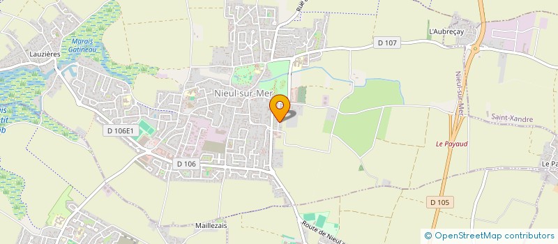 localisation de l'entreprise MONSIEUR JEAN FOUCAUD  NIEUL-SUR-MER