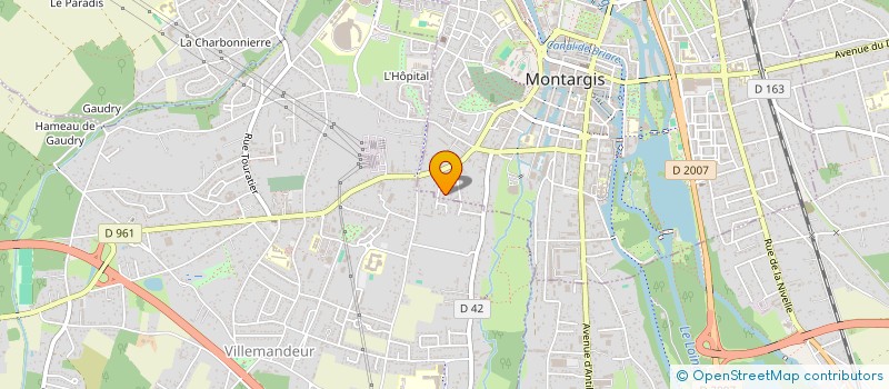 localisation de l'entreprise MONSIEUR JEAN FOUCAUD à MONTARGIS