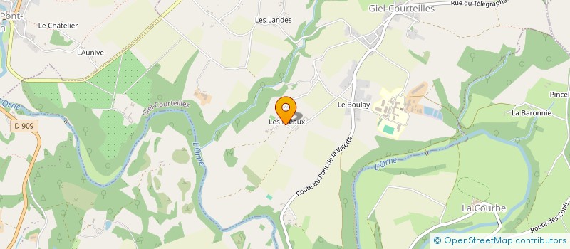 localisation de l'entreprise MONSIEUR JEAN FOUCAULT à GIEL-COURTEILLES