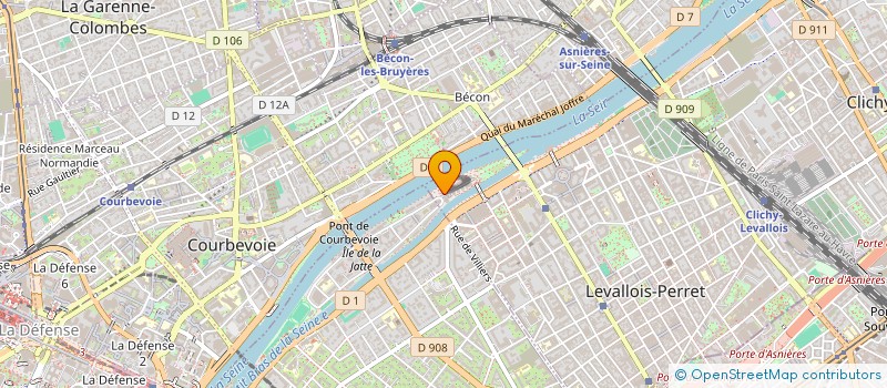 localisation de l'entreprise MONSIEUR JEAN FOUCAULT à LEVALLOIS-PERRET