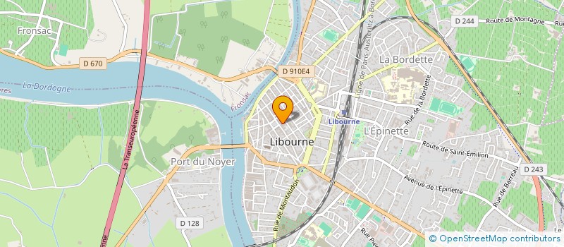 localisation de l'entreprise MONSIEUR JEAN FOUCHE  LIBOURNE