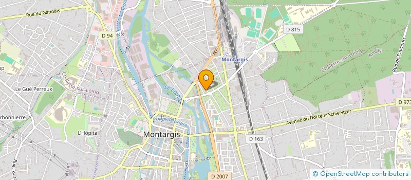 localisation de l'entreprise MONSIEUR JEAN FOUCHER à MONTARGIS