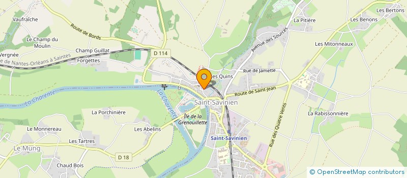 localisation de l'entreprise MONSIEUR JEAN FOUCHER  PORT-D ENVAUX