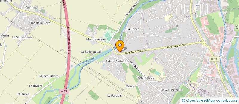localisation de l'entreprise MONSIEUR JEAN FOUCHER à PANNES