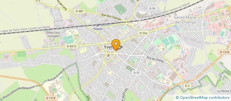 localisation de l'entreprise MONSIEUR JEAN FOUGUES  YVETOT