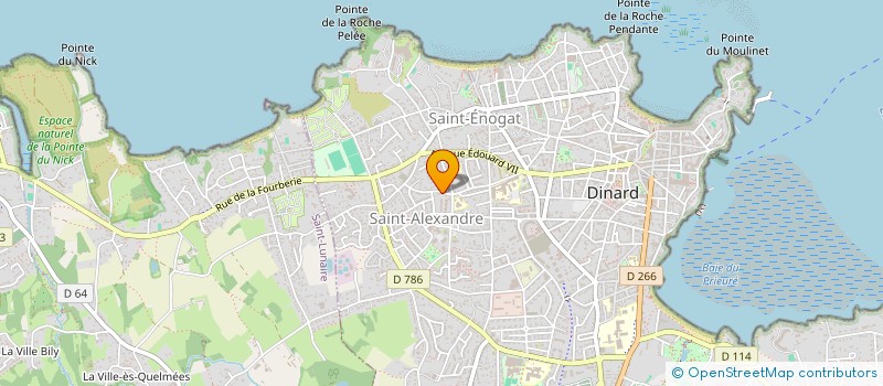 localisation de l'entreprise MONSIEUR JEAN FOUILLAND  DINARD