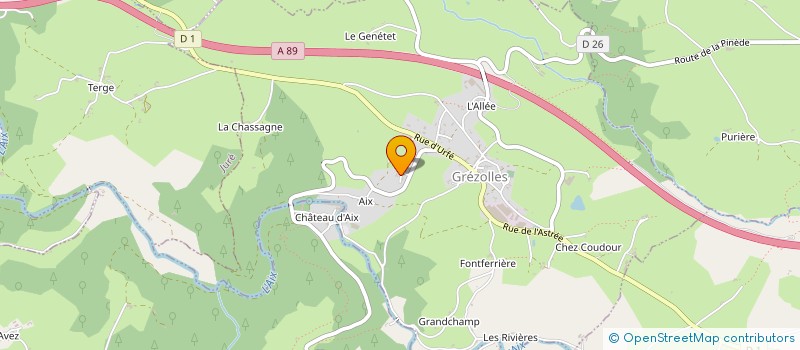 localisation de l'entreprise MONSIEUR JEAN FOUILLET  CREMEAUX