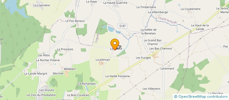 localisation de l'entreprise MONSIEUR JEAN FOUILLEUL à CUGUEN