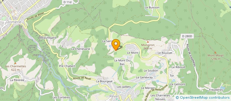 localisation de l'entreprise MONSIEUR JEAN FOULARD  REVEL