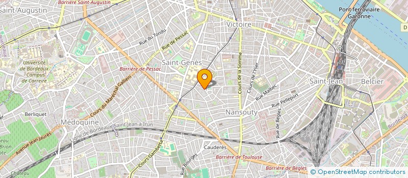 localisation de l'entreprise MONSIEUR JEAN FOUQUEY à BORDEAUX