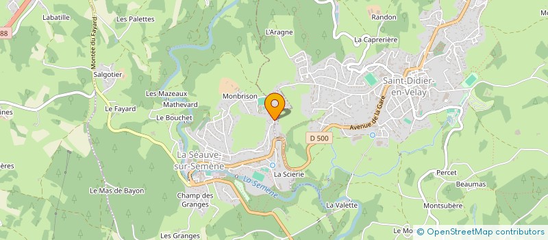 localisation de l'entreprise MONSIEUR JEAN FOURBOUL  LA SEAUVE-SUR-SEMENE