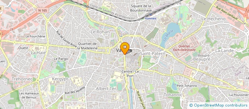 localisation de l'entreprise MONSIEUR JEAN FOUREL à VANNES