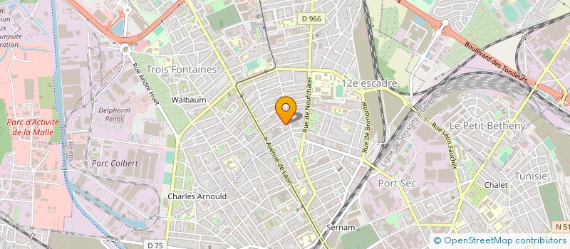 localisation de l'entreprise MONSIEUR JEAN FOUREL à REIMS