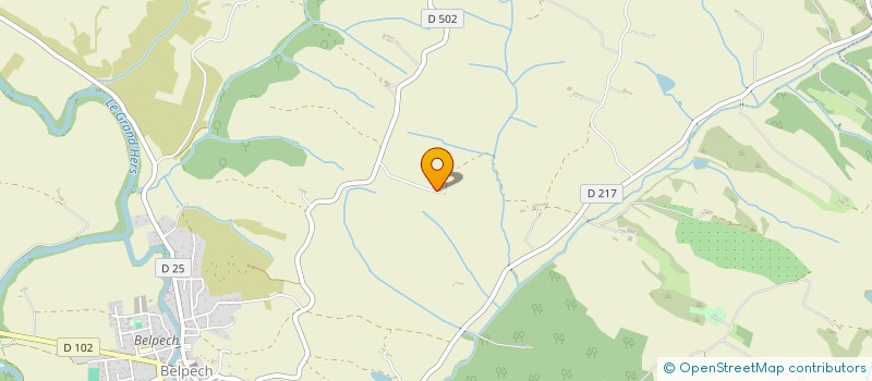 localisation de l'entreprise MONSIEUR JEAN FOURES  BELPECH