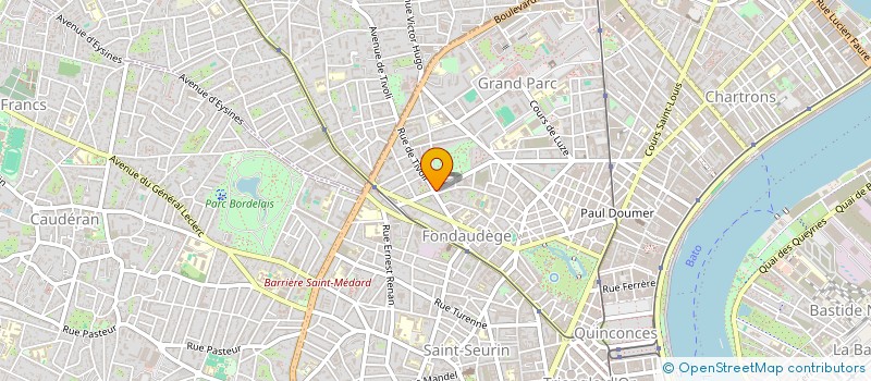 localisation de l'entreprise MONSIEUR JEAN FOURGEAUD à BORDEAUX