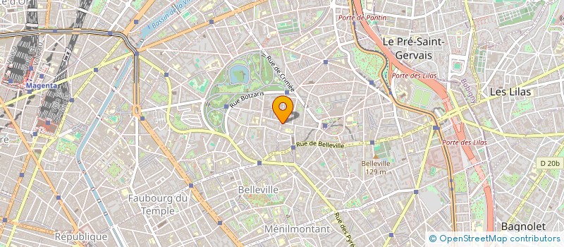 localisation de l'entreprise MONSIEUR JEAN FOURGEOT  PARIS