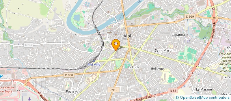 localisation de l'entreprise MONSIEUR JEAN FOURNIALS à ALBI