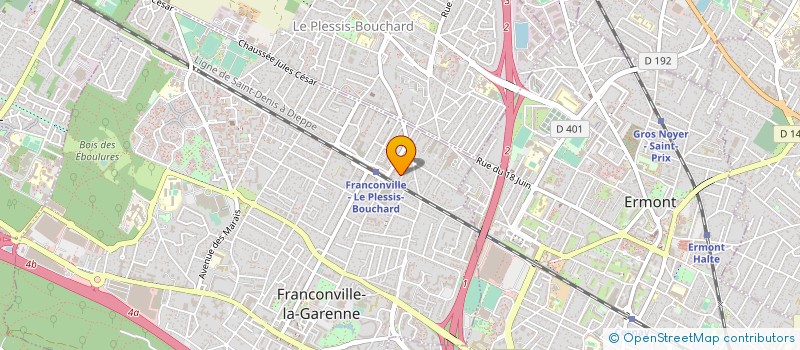 localisation de l'entreprise MONSIEUR JEAN FOURNIER à FRANCONVILLE