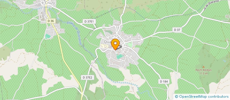 localisation de l'entreprise MONSIEUR JEAN FOURNIER  QUARANTE