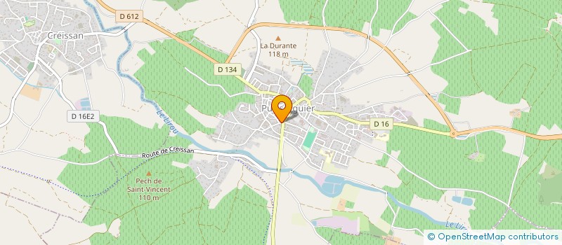 localisation de l'entreprise MONSIEUR JEAN FOURNIER  PUISSERGUIER