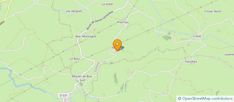 localisation de l'entreprise MONSIEUR JEAN FOURNIER  CANTOIN