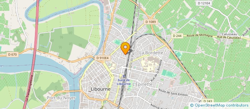 localisation de l'entreprise MONSIEUR JEAN FOURNIER à LIBOURNE