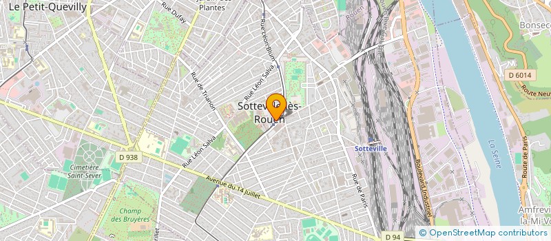 localisation de l'entreprise MONSIEUR JEAN FOURNIER  SOTTEVILLE-LES-ROUEN