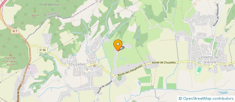 localisation de l'entreprise MONSIEUR JEAN FOURNIER  CHUZELLES