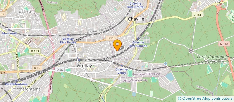 localisation de l'entreprise MONSIEUR JEAN FRADET à CHAVILLE