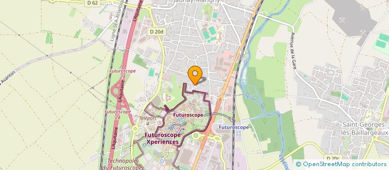 localisation de l'entreprise MONSIEUR JEAN FRADIN  JAUNAY-MARIGNY