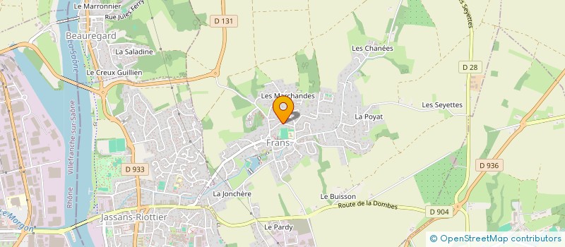 localisation de l'entreprise MONSIEUR JEAN FRAGNAUD à FRANS