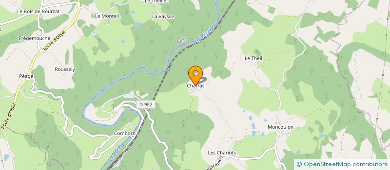 localisation de l'entreprise MONSIEUR JEAN FRAGNE  ORGNAC-SUR-VEZERE