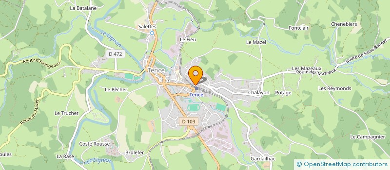 localisation de l'entreprise MONSIEUR JEAN FRANC à TENCE