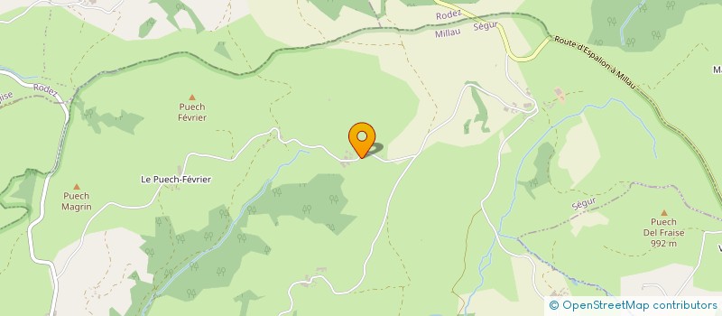 localisation de l'entreprise MONSIEUR JEAN-FRANC AYRINHAC  SEGUR