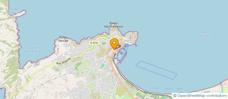 localisation de l'entreprise MONSIEUR JEAN FRANCESCHI à CALVI