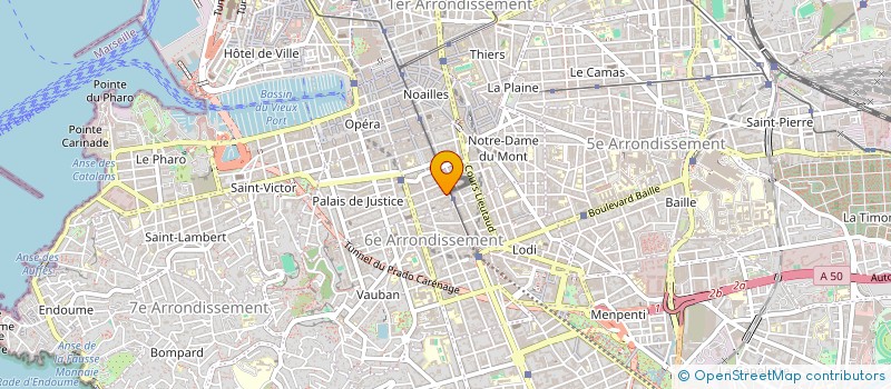 localisation de l'entreprise MONSIEUR JEAN FRANCHI à MARSEILLE