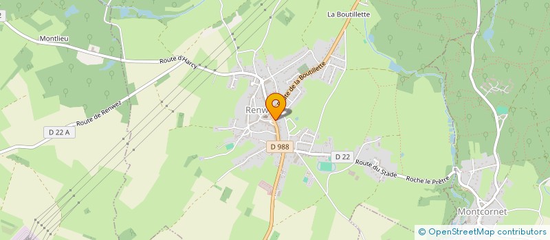 localisation de l'entreprise MONSIEUR JEAN FRANCHOMME à RENWEZ
